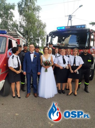 Strażacki ślub z pompą!!! OSP Ochotnicza Straż Pożarna