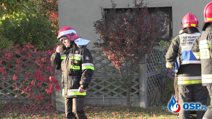 Po tragicznym wypadku cysterna zatrzymała się tuż przed domem OSP Ochotnicza Straż Pożarna
