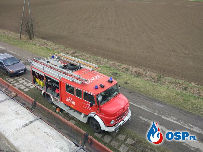 silne wiatry w Gminie Prószków OSP Ochotnicza Straż Pożarna