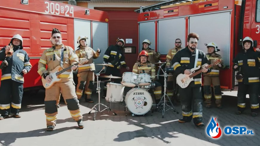 "My do pożaru wyjeżdżamy w 2 minuty". Piosenka od strażaków OSP dla strażaków. OSP Ochotnicza Straż Pożarna
