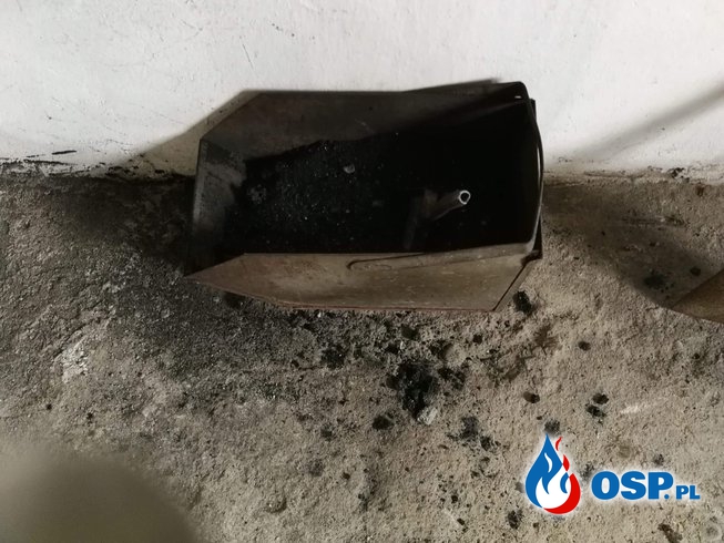 Pożar sadzy w przewodzie kominowym Biesowice 14.03.2018 OSP Ochotnicza Straż Pożarna