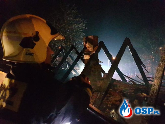 Pożar kamienicy w Czaplinku OSP Ochotnicza Straż Pożarna