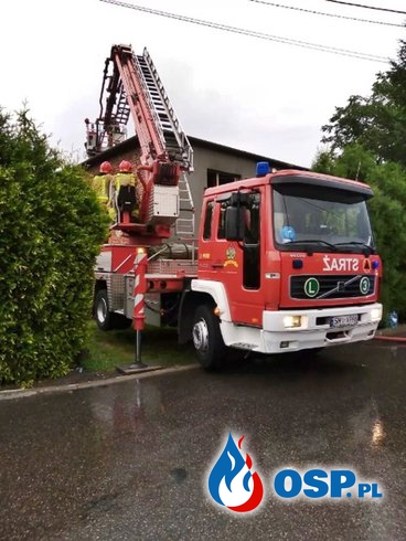 Trzy ofiary śmiertelne pożaru na Śląsku. Ogień pojawił się nad ranem. OSP Ochotnicza Straż Pożarna