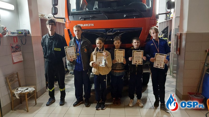 Halowe zawody powiatowe Młodzieżowych Drużyn Pożarniczych OSP Ochotnicza Straż Pożarna