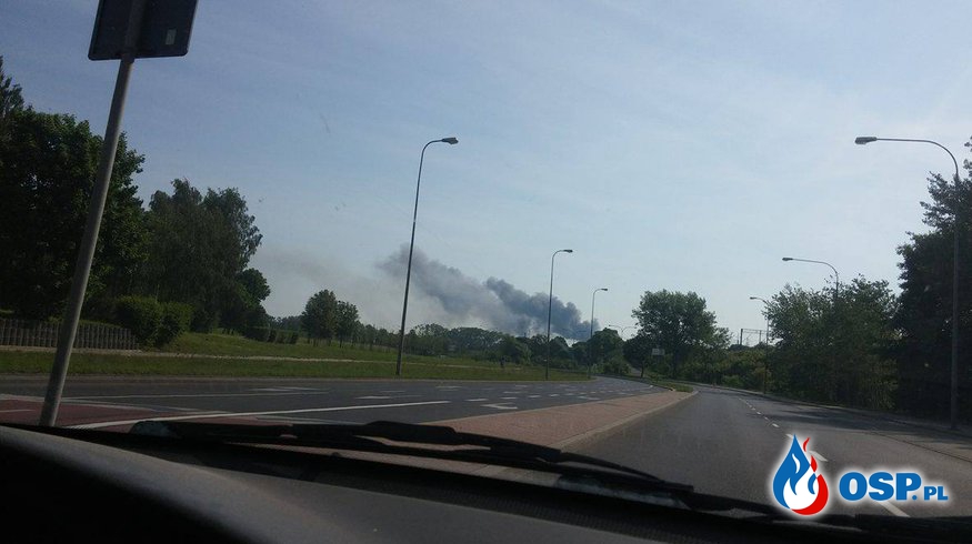Pożar parowozowni w Olsztynie! OSP Ochotnicza Straż Pożarna