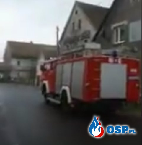 09/2021 Pożar sadzy w przewodzie kominowym w Czeskiej Wsi OSP Ochotnicza Straż Pożarna