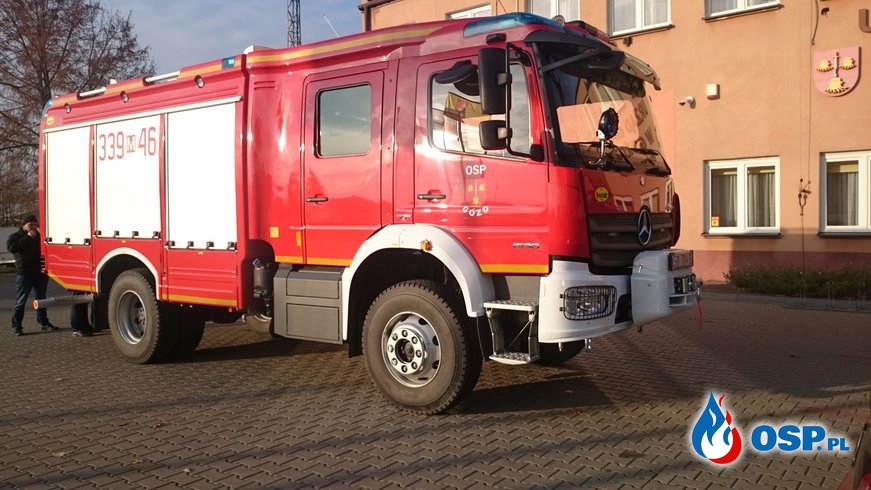 Nowy samochód ratowniczo -gaśniczych OSP Ochotnicza Straż Pożarna