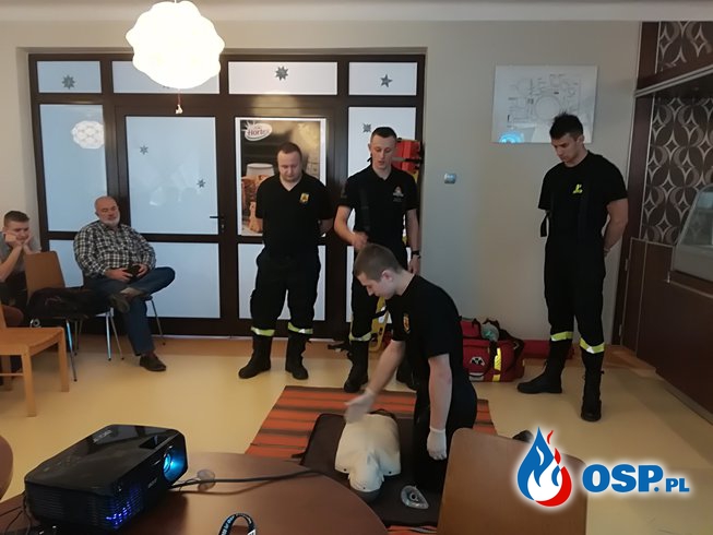Szkolenie dla uczniów w Zespole Szkół nr 2 w Przysusze OSP Ochotnicza Straż Pożarna