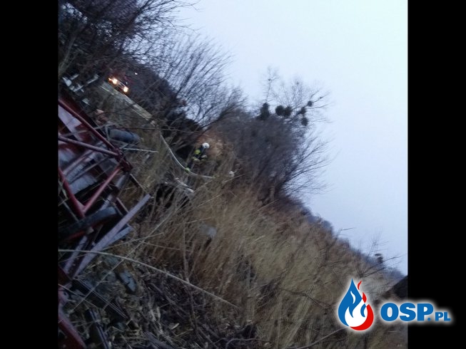 Pożar suchej trawy w Ligocie Bialskiej OSP Ochotnicza Straż Pożarna