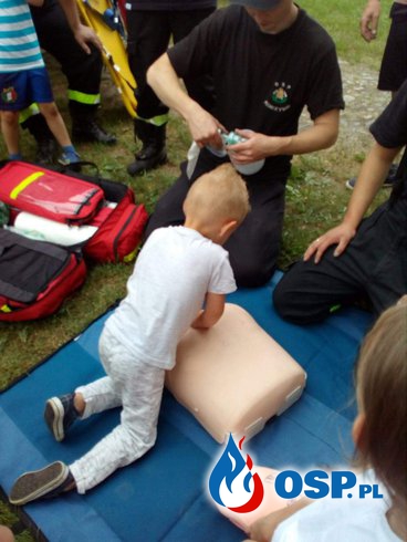 Dzień Dziecka z Osp Korzybie w Barwinie OSP Ochotnicza Straż Pożarna