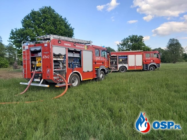3 kolejne dni, 3 razy pożar sterty w Dobrowie OSP Ochotnicza Straż Pożarna