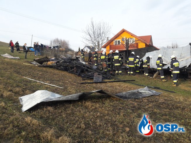 Groźny pożar w Siedliskach OSP Ochotnicza Straż Pożarna