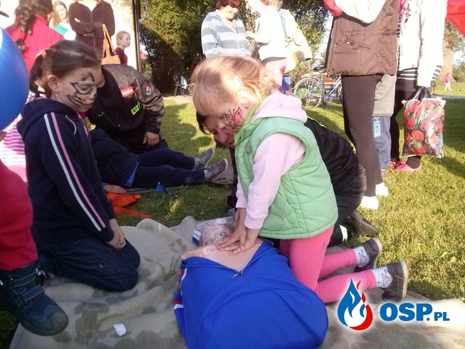 Stróżki - pożegnanie dzieci z przedszkolem. OSP Ochotnicza Straż Pożarna