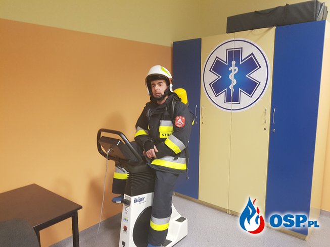 Ćwiczenia w komorze dymowej Ostrów Wielkopolski OSP Ochotnicza Straż Pożarna