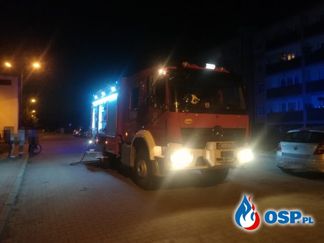 Pożar samochodu w Glinojecku OSP Ochotnicza Straż Pożarna