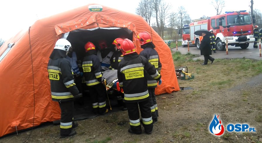 Ćwiczenie – wypadek masowy  „Droga Krajowa nr 6” OSP Ochotnicza Straż Pożarna