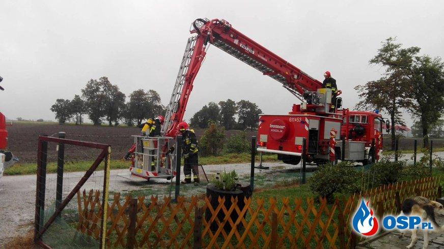 Pożar sadz w kominie OSP Ochotnicza Straż Pożarna