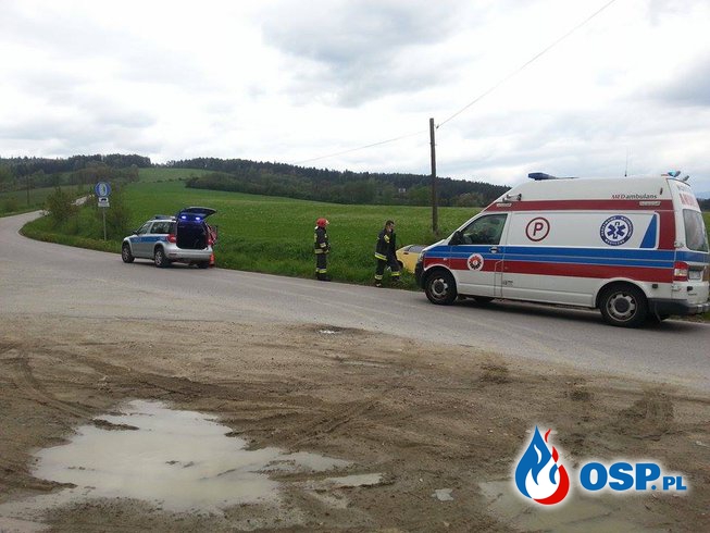15.05.2016 - Wypadek samochodowy OSP Ochotnicza Straż Pożarna