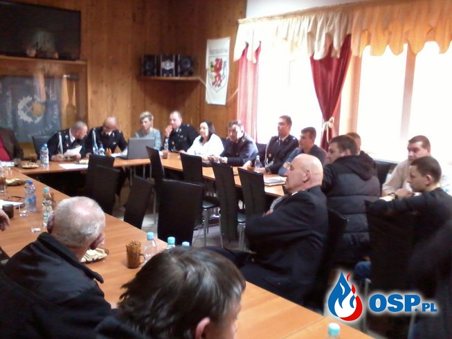 Zebranie sprawozdawczo - wyborcze OSP Ochotnicza Straż Pożarna