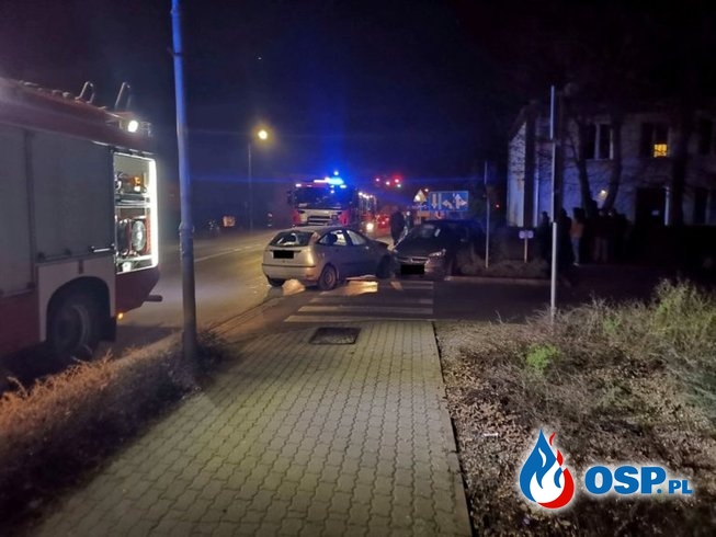 Wronki – wypadek drogowy OSP Ochotnicza Straż Pożarna