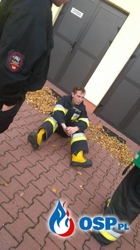 Ćwiczenia w komorze dymowej ul. Lelewela Piła OSP Ochotnicza Straż Pożarna