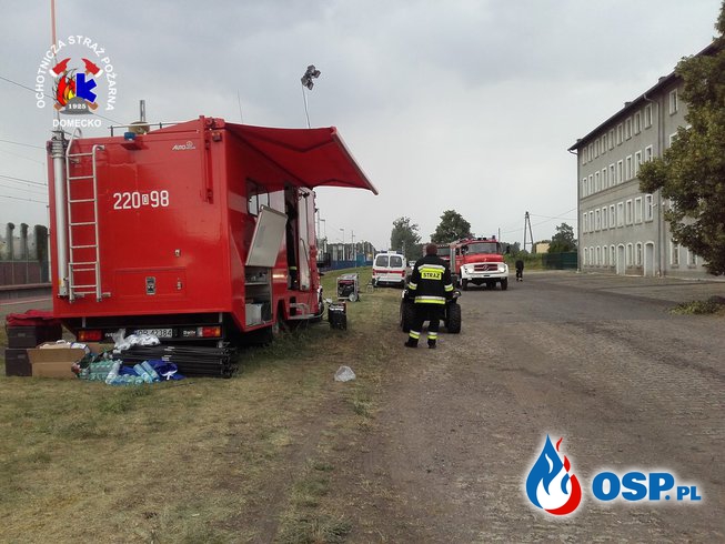 Pożar śmieci w Dąbrowie OSP Ochotnicza Straż Pożarna