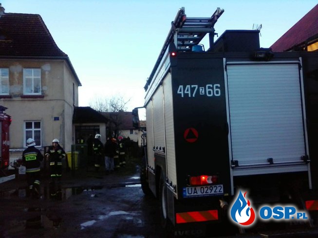 Podejrzenie wycieku gazu OSP Ochotnicza Straż Pożarna