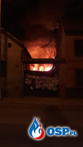 Pożar stodoły - Krzanowice OSP Ochotnicza Straż Pożarna