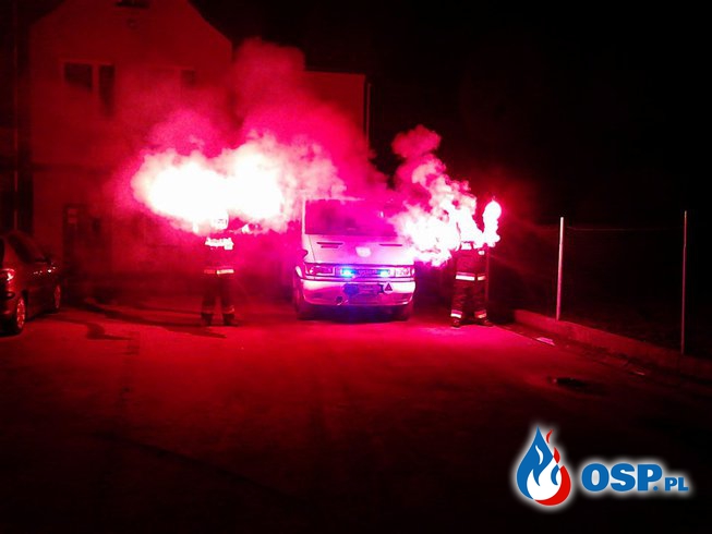 Powitanie GLBA Iveco Daily. OSP Ochotnicza Straż Pożarna