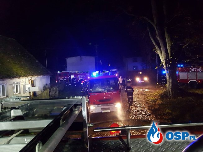 Pożar domu w Podgórach - zbiórka dla pogorzelców OSP Ochotnicza Straż Pożarna