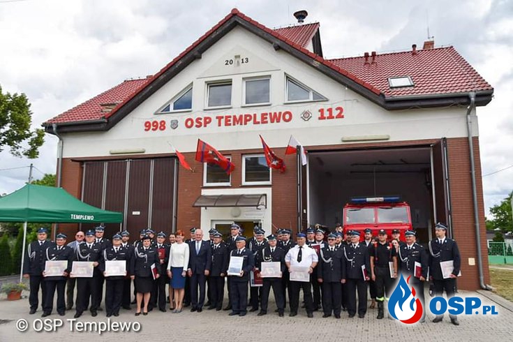 Templewo - Rozdanie promes OSP Ochotnicza Straż Pożarna