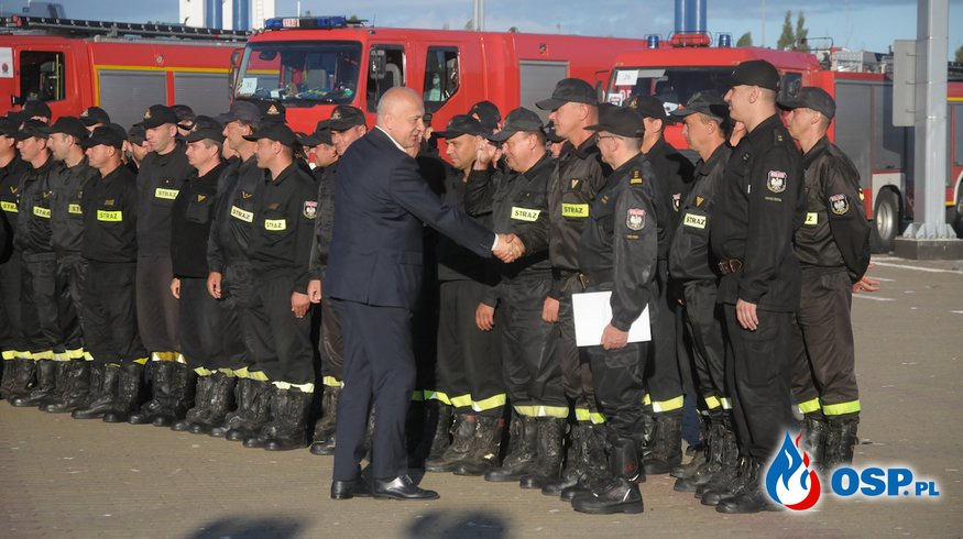 Joachim Brudziński obiecał premie strażakom, wracającym ze Szwecji OSP Ochotnicza Straż Pożarna