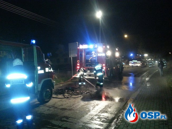 Pożar budynku gospodarczego w Siedliskach OSP Ochotnicza Straż Pożarna