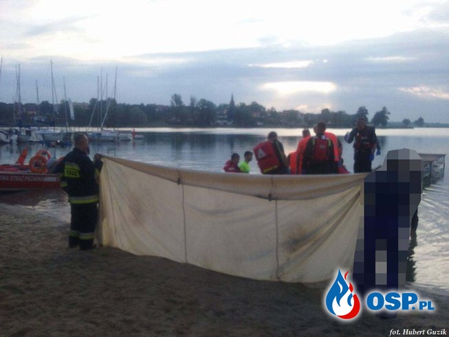 Tragiczne zdarzenie na jeziorze OSP Ochotnicza Straż Pożarna