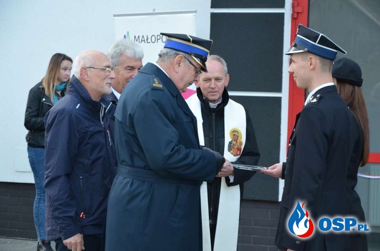 Uroczystość otwarcia i poświęcenia remizy OSP Ochotnicza Straż Pożarna