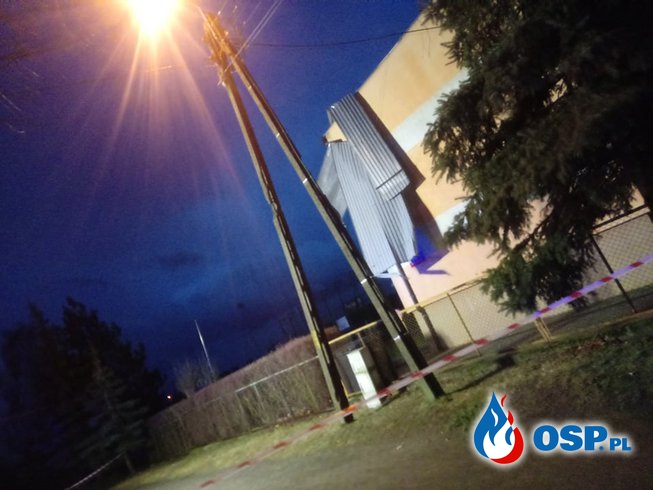 Orkan Dudley- 2 wyjazdy alarmowe OSP Ochotnicza Straż Pożarna