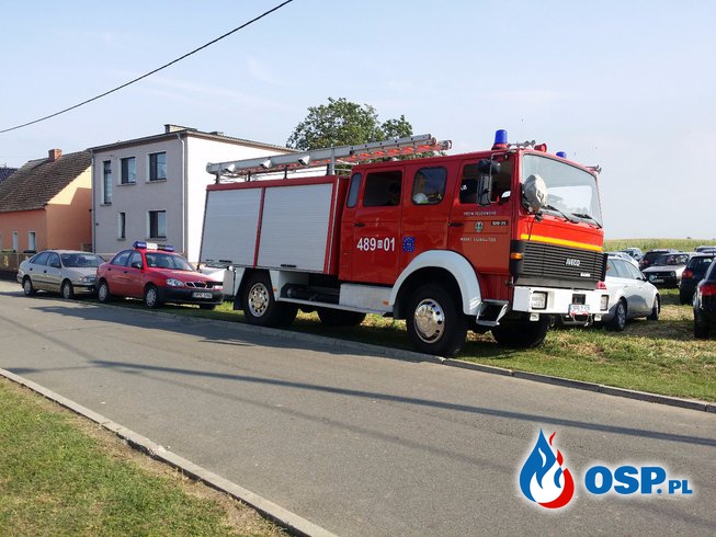 Zabezpieczenie dożynek gminnych w Rostkowicach OSP Ochotnicza Straż Pożarna
