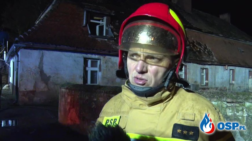 Starszy mężczyzna zginął w pożarze w Wielkopolsce OSP Ochotnicza Straż Pożarna