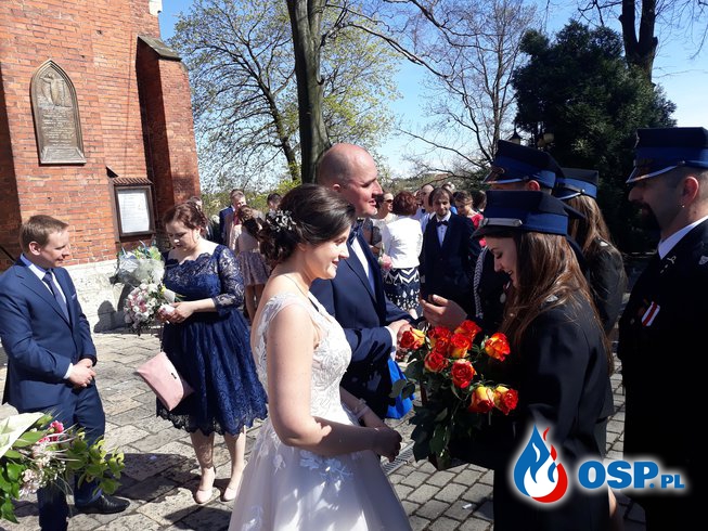 Ślub Druha z OSP Jankowice OSP Ochotnicza Straż Pożarna