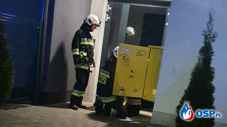 Wronki – zapach gazu w budynku OSP Ochotnicza Straż Pożarna