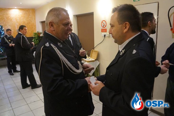 Spotkanie opłatkowe Zarządu Gminnego Związku Ochotniczych Straży Pożarnych w Kamienicy Polskiej. OSP Ochotnicza Straż Pożarna
