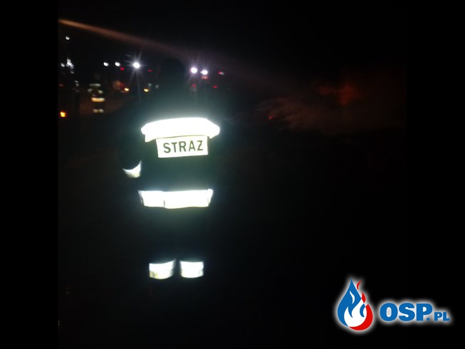 Pożar Stogu Mielno OSP Ochotnicza Straż Pożarna