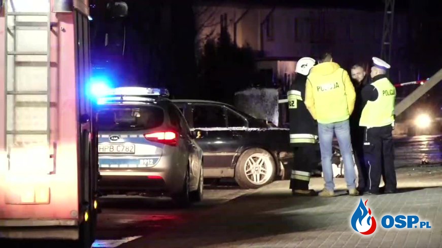 6 osób potrąconych przez BMW. Kierowca stracił panowanie nad samochodem. OSP Ochotnicza Straż Pożarna