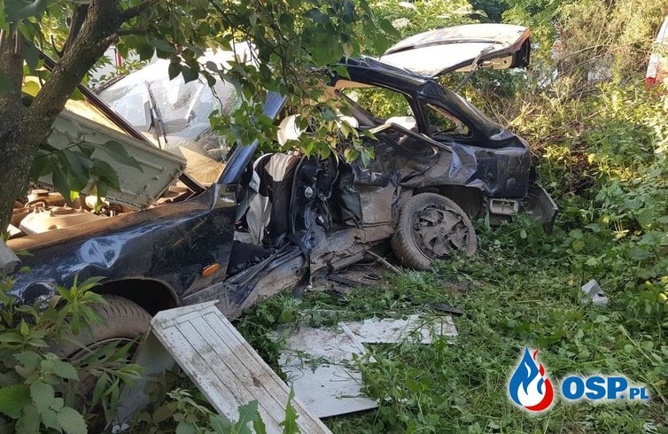 Dwie osoby zginęły w tragicznym wypadku pod Lublinem OSP Ochotnicza Straż Pożarna