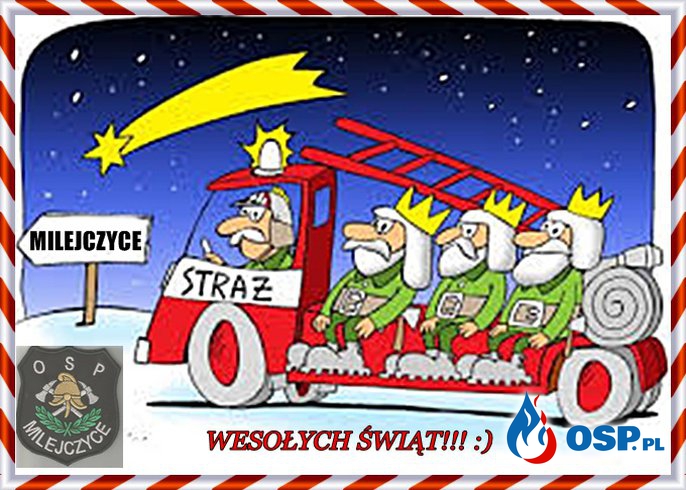 Życzenia Bożonarodzeniowe OSP Ochotnicza Straż Pożarna