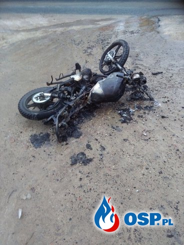 16.12.2016 Wyjazd do spalonego motocyklu w miejscowoci Babięta OSP Ochotnicza Straż Pożarna