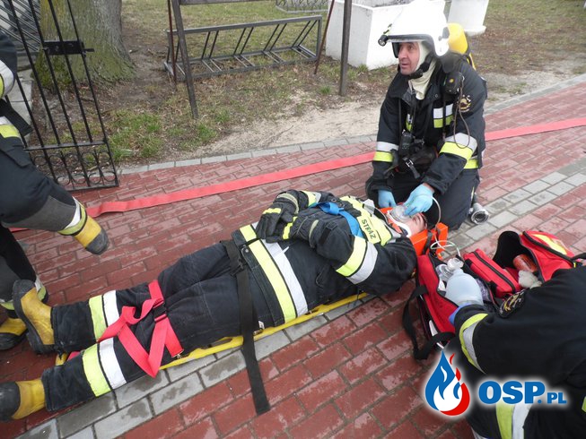 Gminne ćwiczenia na obiekcie OSP Ochotnicza Straż Pożarna