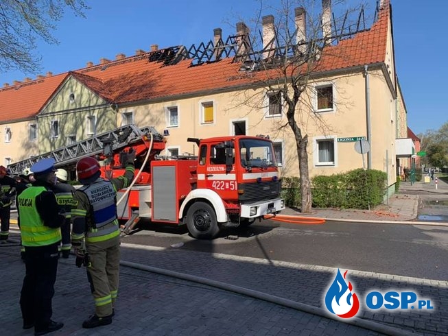 Trzy osoby zginęły w pożarze kamienicy w Kędzierzynie-Koźlu OSP Ochotnicza Straż Pożarna