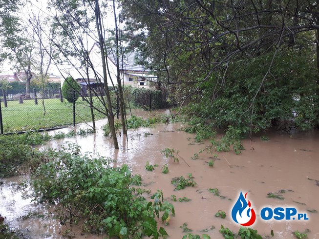 Powódź w Krzanowicach OSP Ochotnicza Straż Pożarna