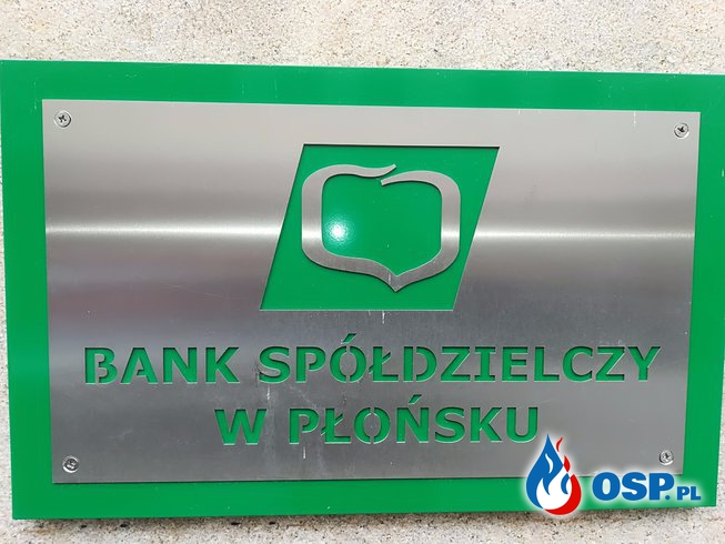 Bank Spółdzielczy w Płońsku wspiera OSP Nowe Miasto OSP Ochotnicza Straż Pożarna